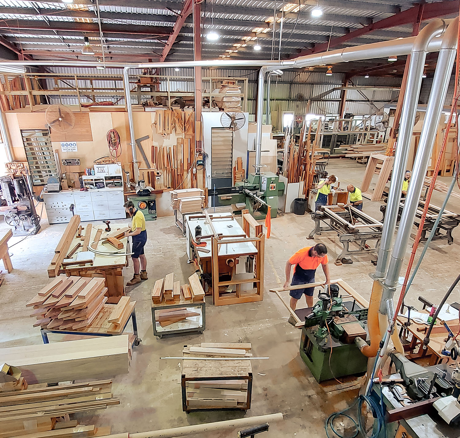 inside the allkind joinery warehouse